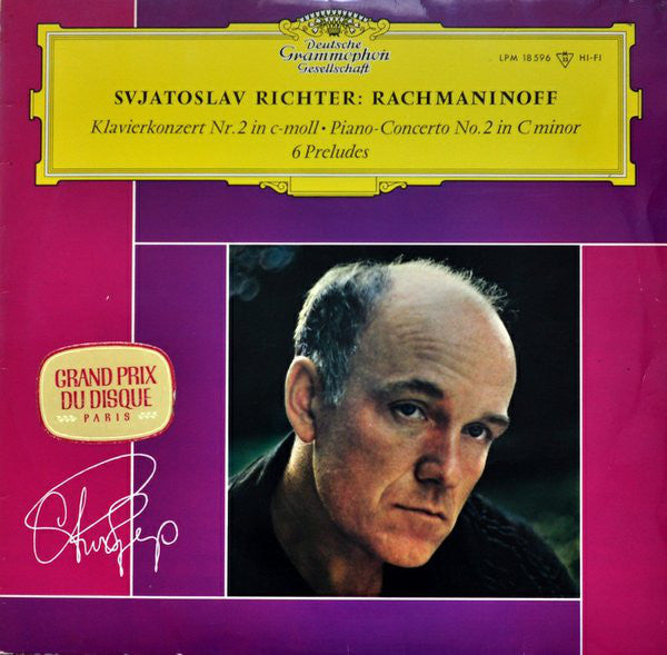 Svjatoslav Richter : Rachmaninoff / Klavierkonzert Nr. 2 In C-moll · Piano-Concerto No. 2 In C Minor - 6 Preludes - LP Used