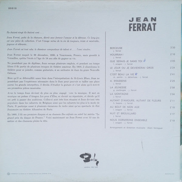 Jean Ferrat / Jean Ferrat - LP Used