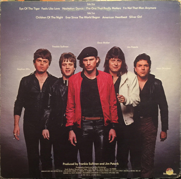 Survivor / Eye Of The Tiger - LP Used