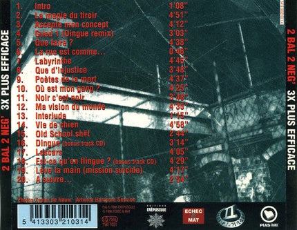 2 Bal 2 Neg' / 3 Fois Plus Efficace - CD (Used)