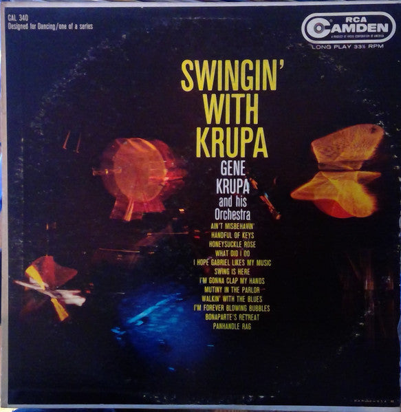 Gene Krupa And His Orchestra / Swingin' With Krupa - LP Used
