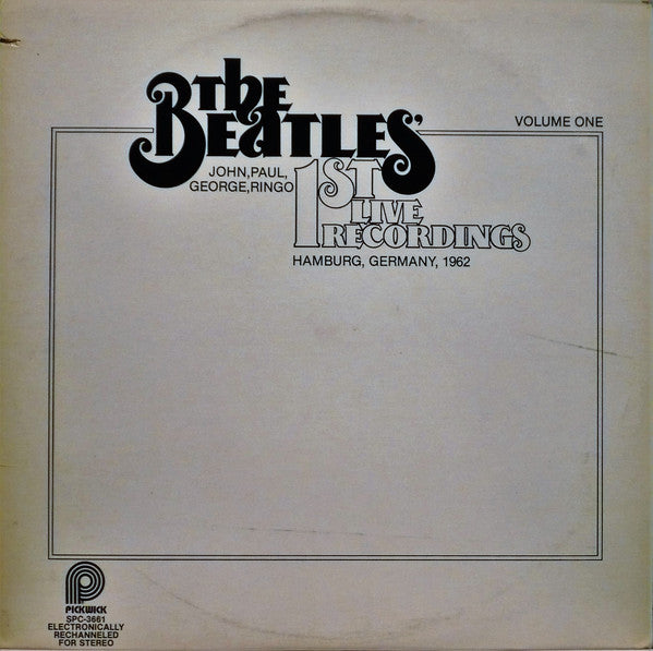The Beatles / 1st Live Recordings (Volume One) - LP Used