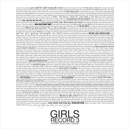 Girls / Father, Son, Holy Ghost - 2LP