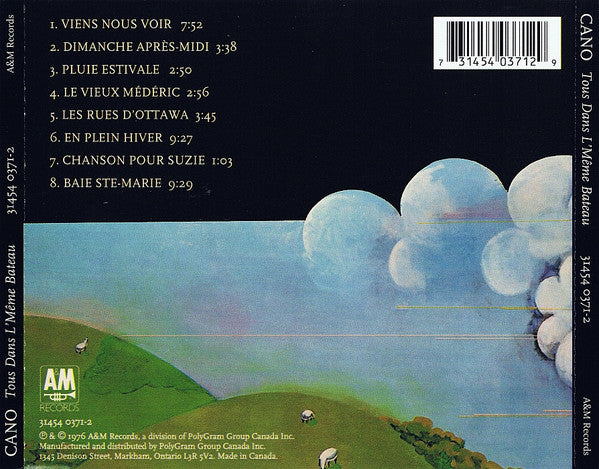 Cano / Tous Dans L'Meme Bateau - CD (Used)