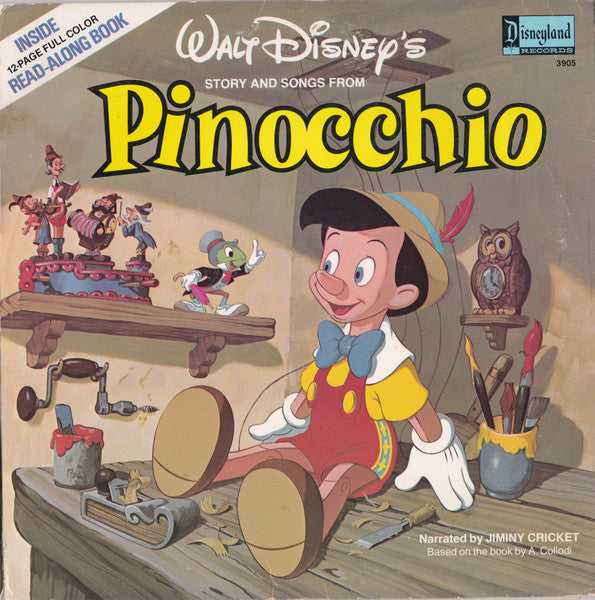Pinocchio / Jiminy Cricket, A. Collodi – Story And Songs Of Pinocchio - LP Used