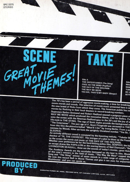 Pickwick Orchestra & Singers / Great Movie Themes! - LP USED
