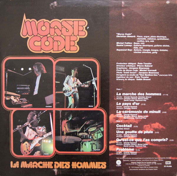 Morse Code / La Marche Des Hommes - LP Used