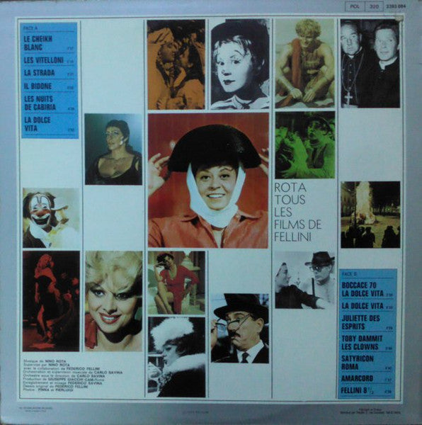Rota / Toutes Les Musiques De Film De Fellini - LP USED