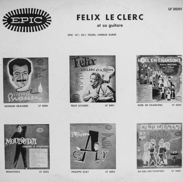 Félix Leclerc / Et Sa Guitare - LP USED