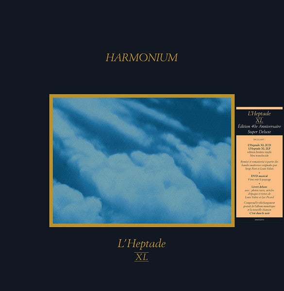 Harmonium / L'Heptade XL (40th Anniversary Limited Super Deluxe Edi Box) - 2LP BLEU, 2 CD, DVD BOX