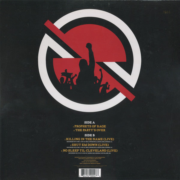 Prophets Of Rage / The Party's Over - LP COLOR