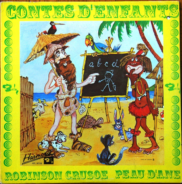 Various / Contes D'enfants, ROBINSON CRUSOE, PEAU D'ANE - LP Used