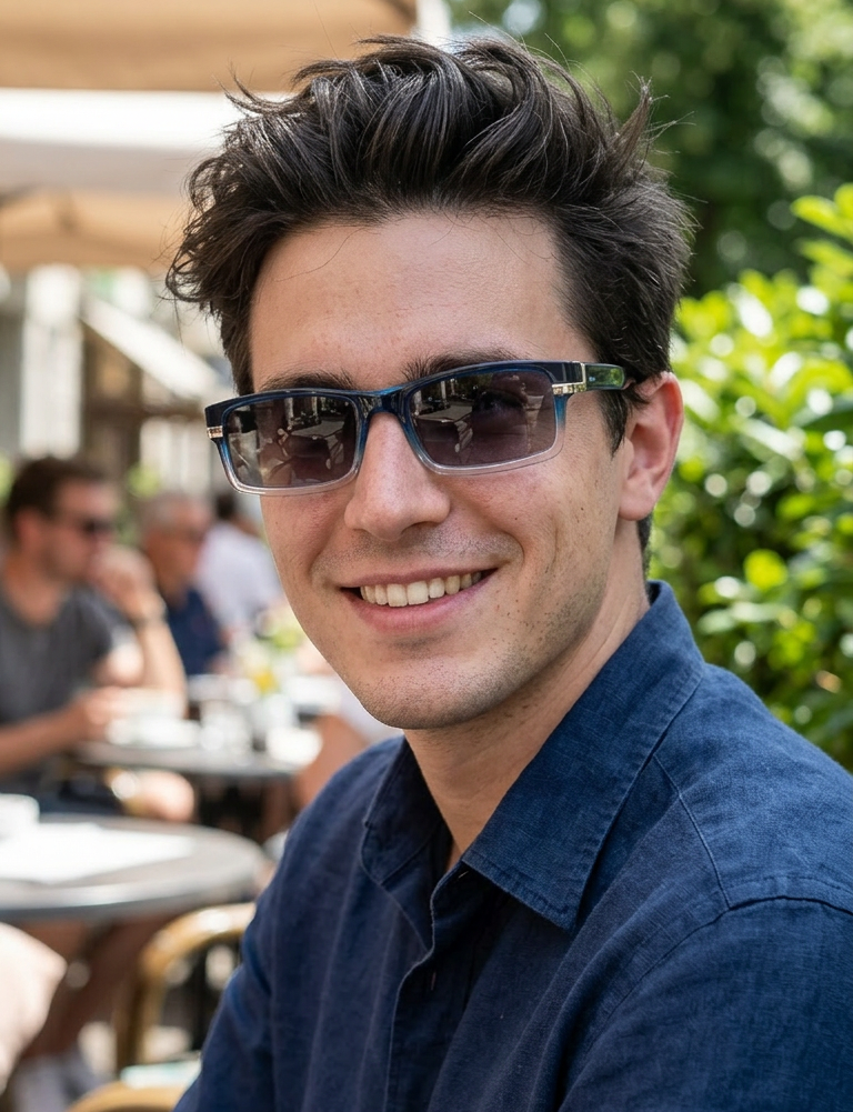 Rennic – Rectangular Sun Readers UV Protection | Bolero Eyewear