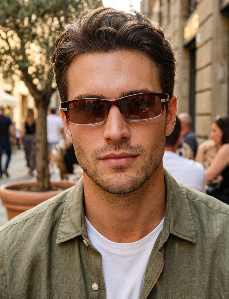Rennic – Rectangular Sun Readers UV Protection | Bolero Eyewear