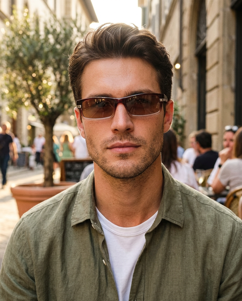 Rennic – Rectangular Sun Readers UV Protection | Bolero Eyewear