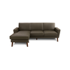 Sofa chaise longue avec deux coussins de 86