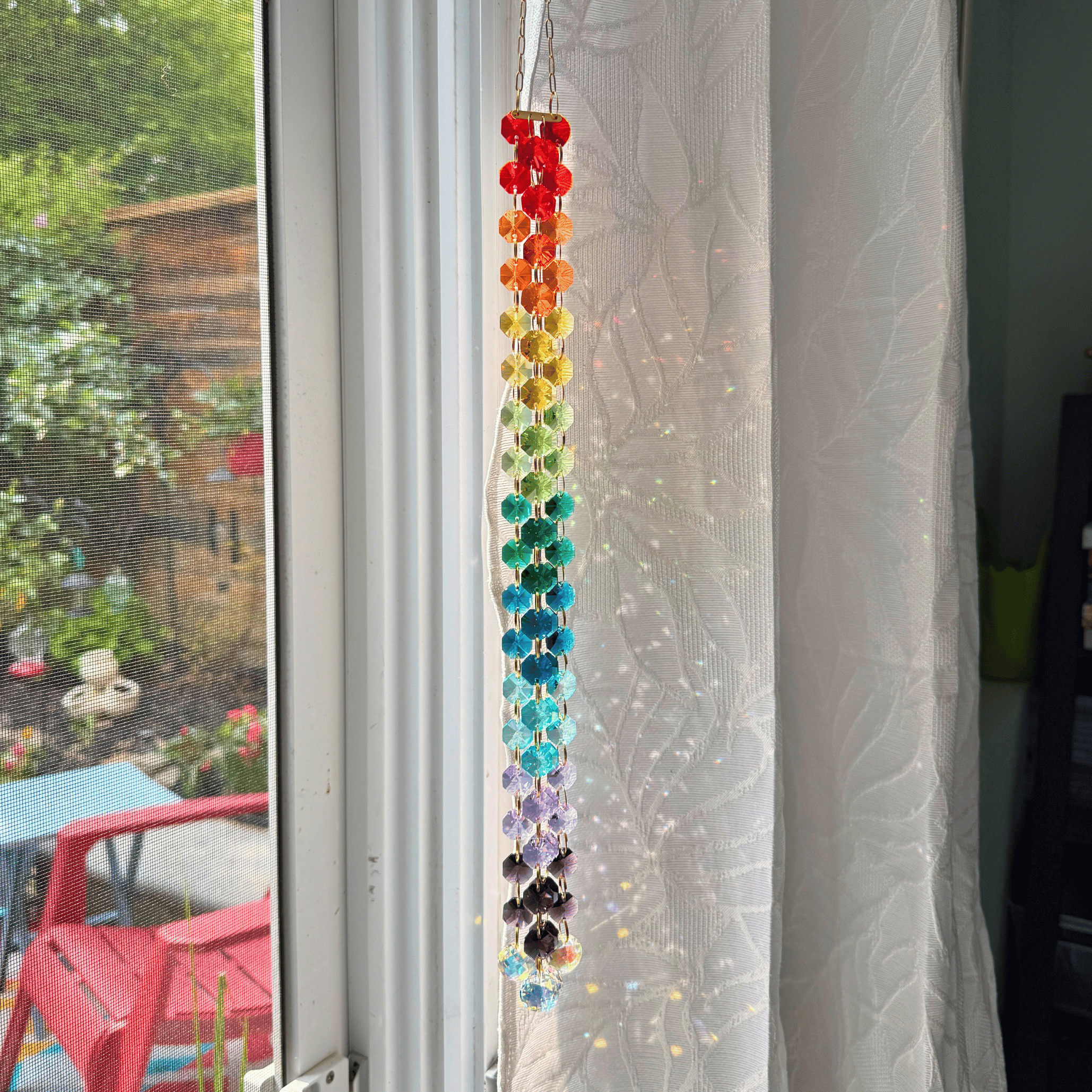 Rainbow Shower Prism Suncatcher
