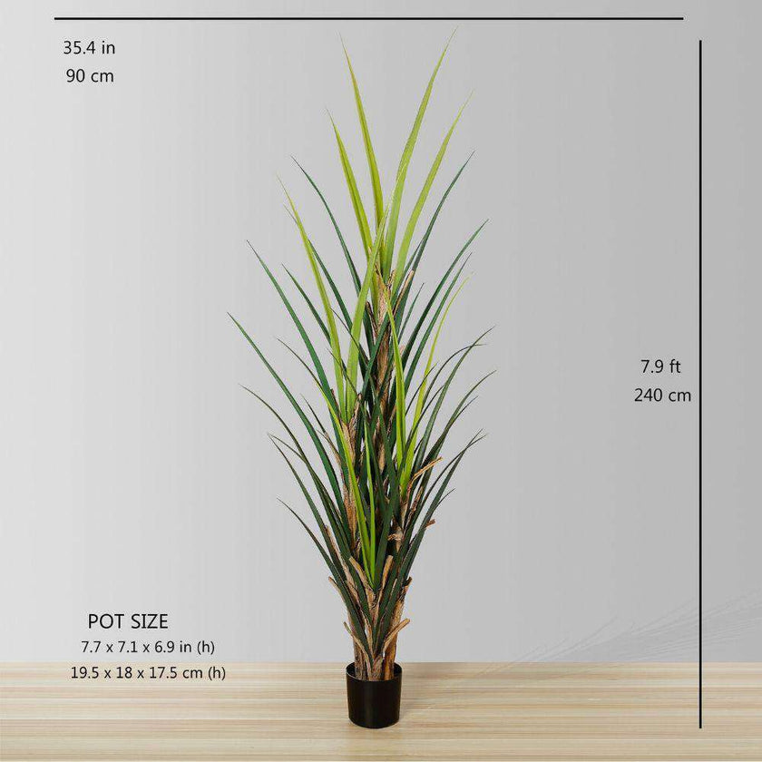 Ralu Aloe Artificial Tree Potted Plant (Multiple Sizes)