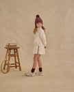Ribbed Socks | Golden, Burgundy | Rylee & Cru