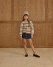 Beanie | Stone Multi-Stripe | Rylee & Cru