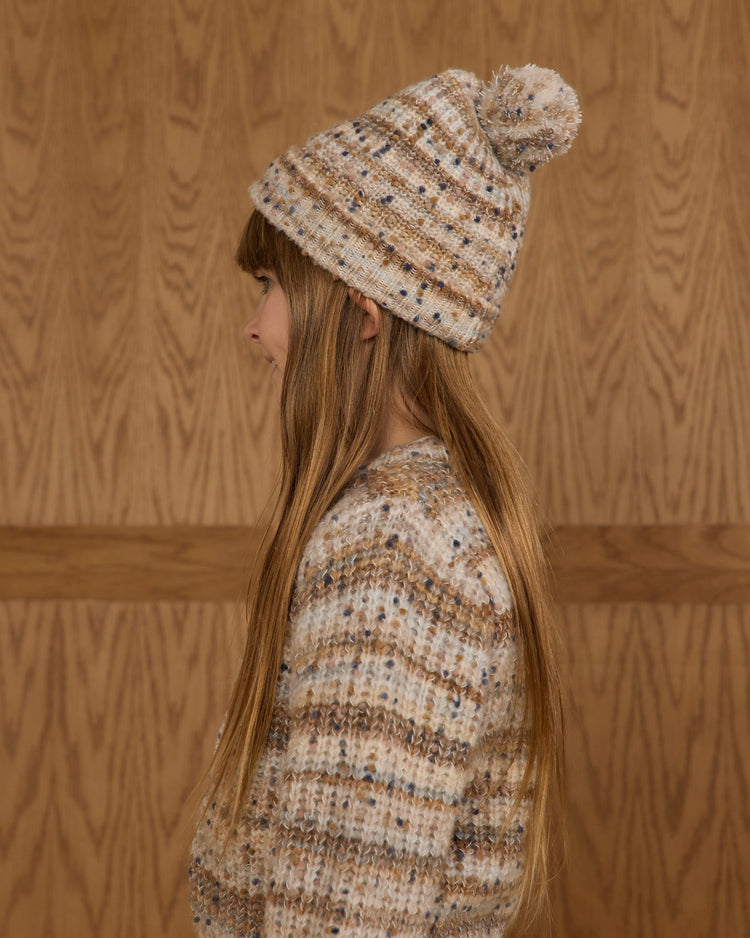 Cheyenne Cardigan | Stone Multi-Stripe | Rylee & Cru