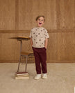 Raw Edge Tee | Footballs | Rylee & Cru