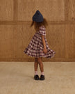 India Dress | Burgundy Plaid | Rylee & Cru