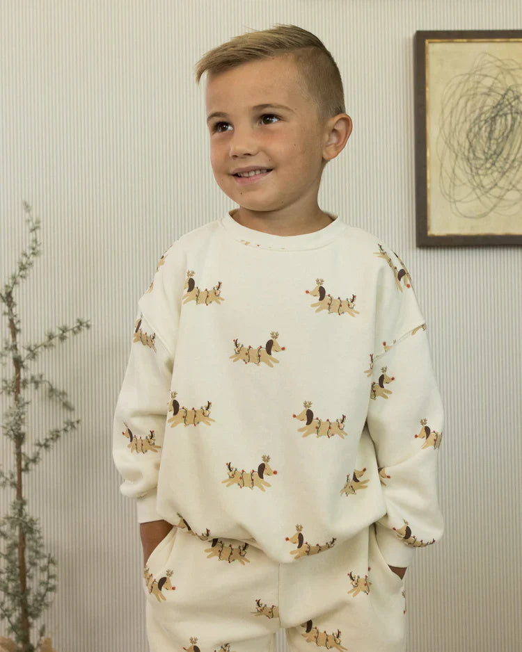 Jogger Sweatsuit Set | Christmas Dogs | Rylee & Cru