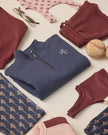Half Zip Sweatshirt | Navy | Rylee & Cru