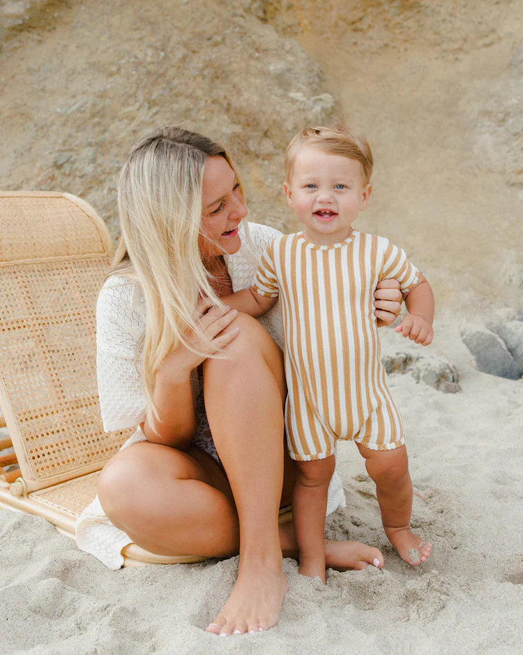 Shorty One-Piece | Marigold Stripe | Rylee & Cru