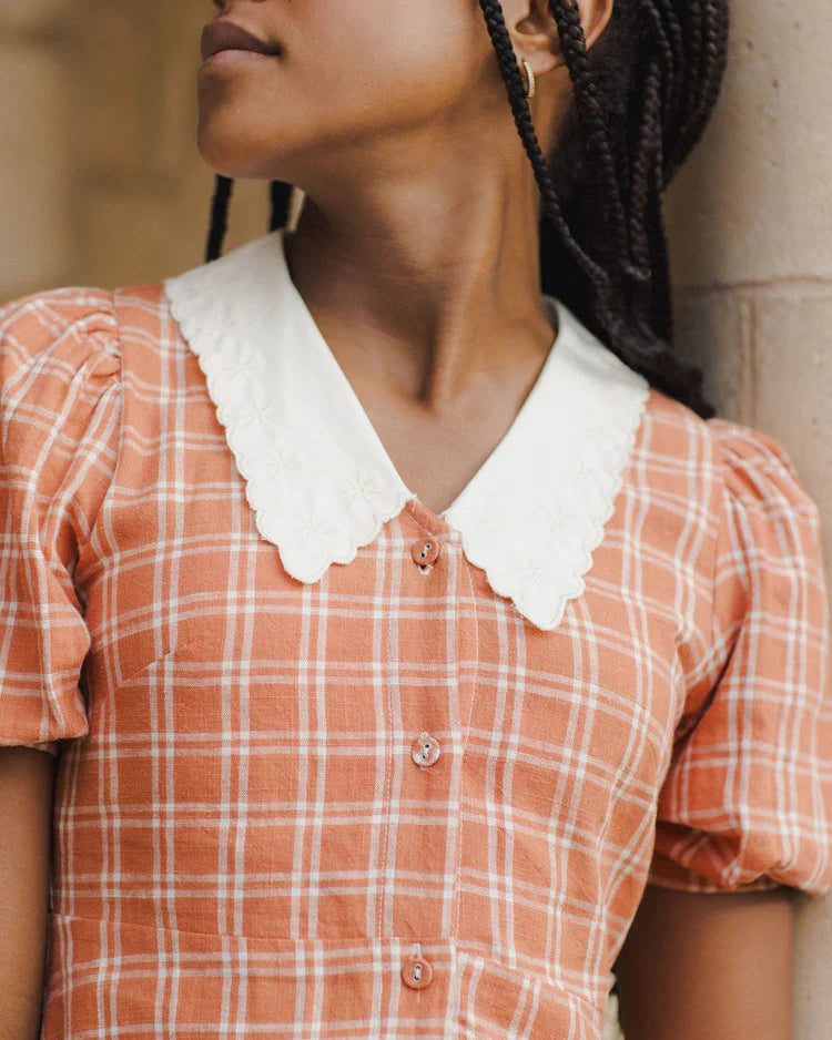 Teen Del Mar Dress | Poppy Check | Rylee & Cru