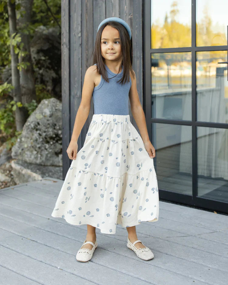 Ribbed Tank Set |  Natural, Heathered  Marine | Rylee & Cru