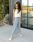Wide Leg Pant | Marine Gingham | Rylee & Cru