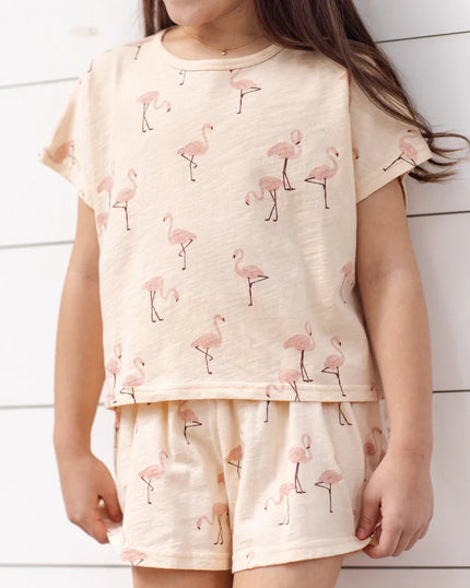 Raegan Set | Flamingo | Rylee & Cru