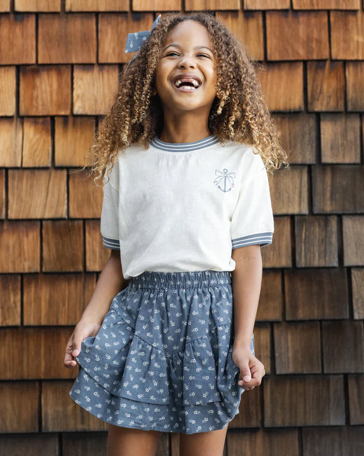 Tiered Mini Skirt | Ditsy | Rylee & Cru