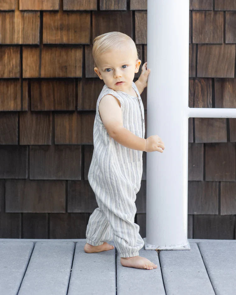 Woven Jumpsuit | Nautical Stripe | Rylee & Cru