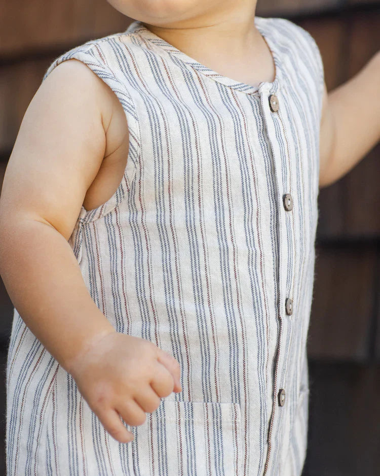 Woven Jumpsuit | Nautical Stripe | Rylee & Cru