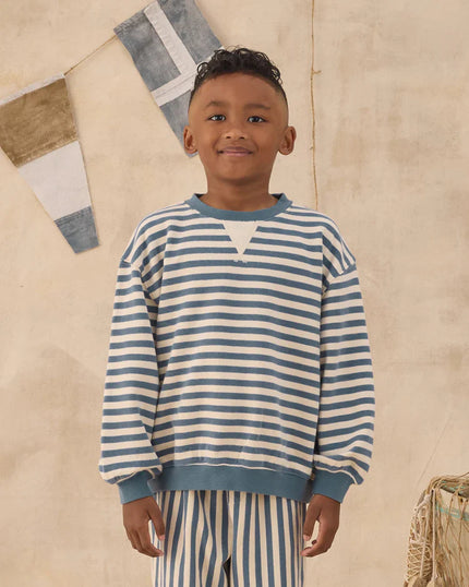 Oversized Crew | Marine Stripe | Rylee & Cru