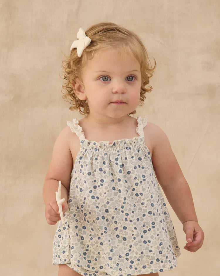 Swing Top & Bloomer Set | Blue Ditsy | Rylee & Cru