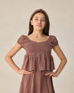Teen Rachel Skirt | Chocolate Polka Dot | Rylee & Cru
