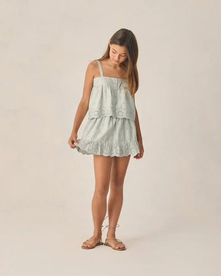 Teen Jess Mini Skirt | Seafoam | Rylee & Cru