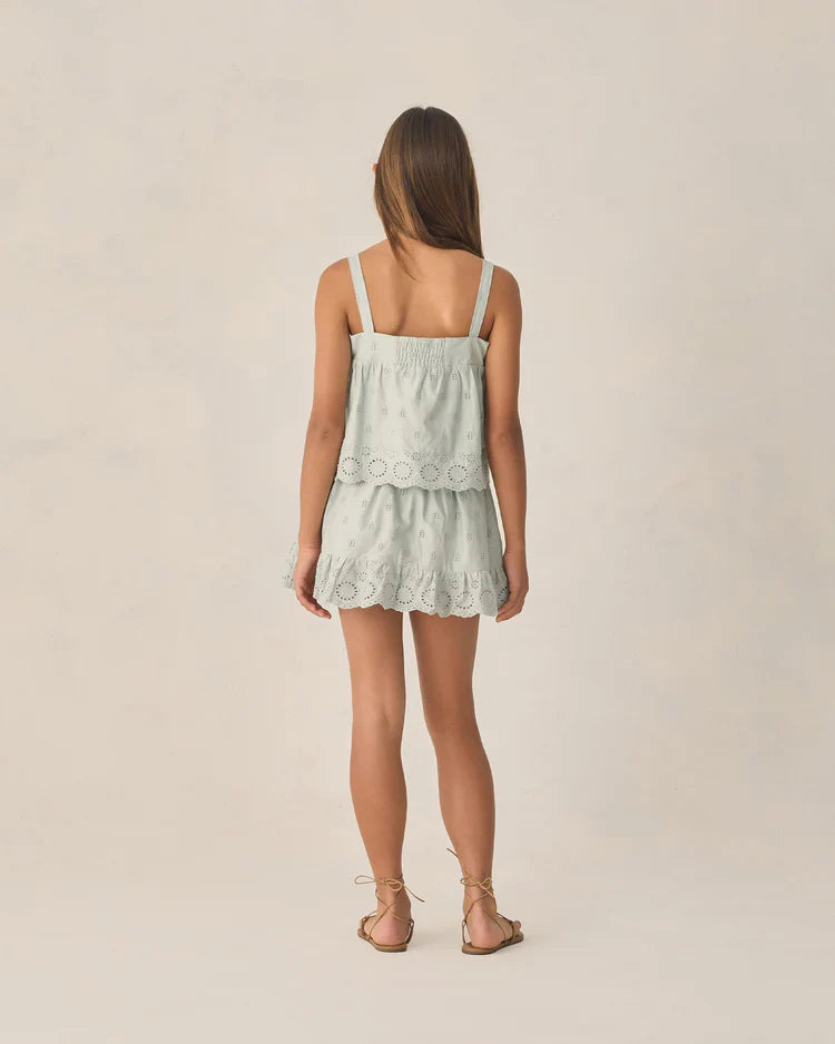 Teen Jess Mini Skirt | Seafoam | Rylee & Cru