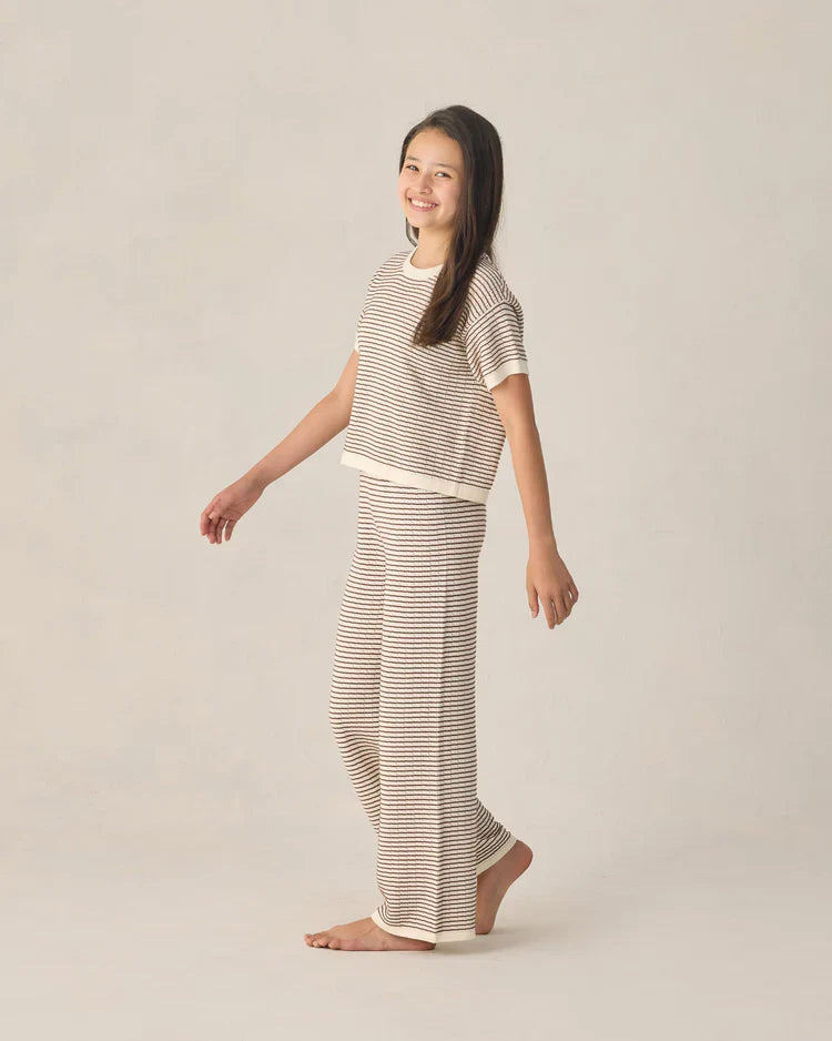 Teen Knit Set | Chocolate Stripe | Rylee & Cru