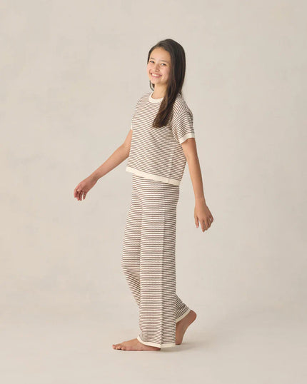 Teen Knit Set | Chocolate Stripe | Rylee & Cru