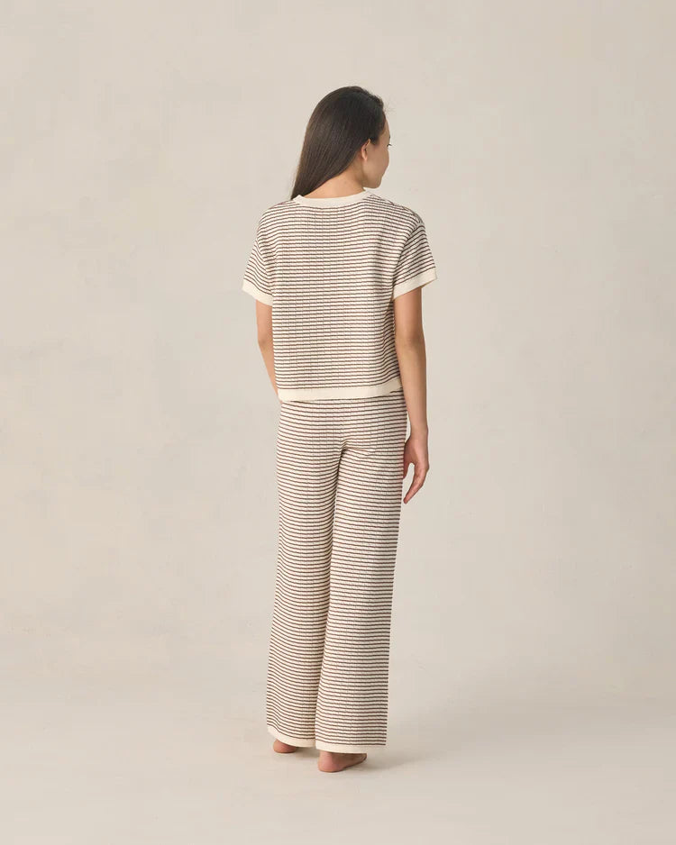 Teen Knit Set | Chocolate Stripe | Rylee & Cru