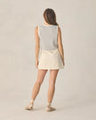 Ladies Denver Mini Skirt | Natural | Rylee & Cru