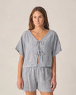 Ladies Juniper Set | Marine Gingham | Rylee & Cru