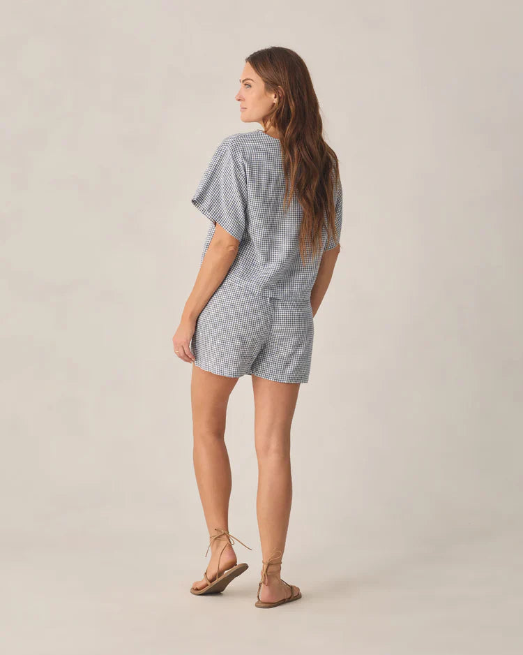 Ladies Juniper Set | Marine Gingham | Rylee & Cru