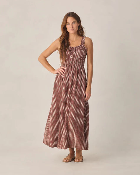 Ladies Jane Dress | Chocolate Polka Dot | Rylee & Cru
