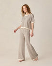 Ladies Knit Set | Chocolate Stripe | Rylee & Cru